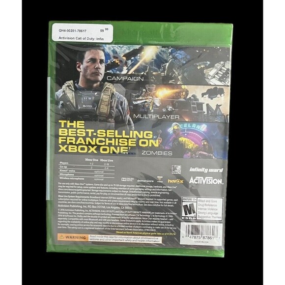 Call of Duty Infinite Warfare XBox One Activision Factory Sealed - Picture 2 of 2